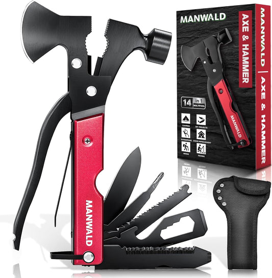 15-in-1 Portable Multitool Axe Hammer